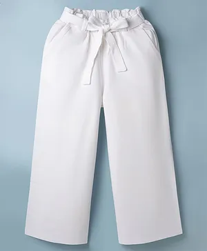 Honeyhap
                              Premium Cotton Knit Full Length Solid
                              Jeggings With Bio Finish - White