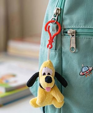 Babyhug Disney Ploto Soft Toy Keychain for Kids| Mini Plush Character with Hook for Bags, Keys & Backpacks| Ultra-Soft & Lightweight| Washable| Collectible Travel Buddy| BIS Certified