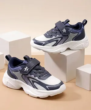 Cute Walk by Babyhug Velcro Closure Solid
                      Sneaker Shoes - Navy Blue