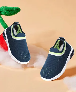 TOMSY CHOICE Mesh Slip On Shoes - Blue
