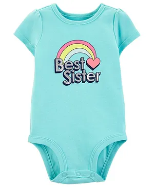 Carter'sBest Sister Rainbow Collectible Bodysuit - Blue