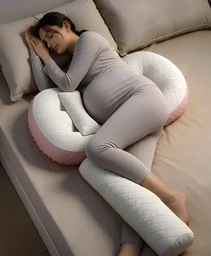 StarAndDaisy Pregnancy Pillow for
                              Women/Maternity Wedge Pillow/Cushion with
                              Leg Support & Adjustable Velcro for
                              Maternity Care for Sleeping Side Support,
                              Back Pain Relief & Comfort -Pink