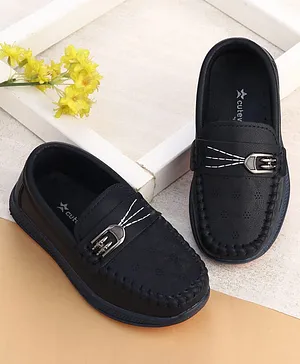Cute Walk by Babyhug Slip On Loafers - Navy
                      Blue
