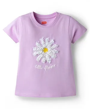 Babyhug
                              Cotton Knit Half Sleeves T-Shirt with
                              Sequin Detailing - Multicolor