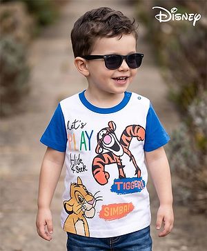 Babyhug Disney Single Jersey Knit Half Sleeves T-Shirt With Disney Graphics - Multicolor