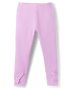 Babyhug
                              Lycra Knit Full Length Leggings With
                              Butterfly Applique - Pink