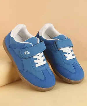 Babyoye Velcro Closure Solid Casual Shoes - Blue