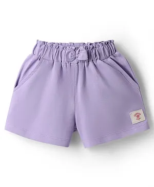 Babyhug
                              Single Jersey Knit Mid Thigh Solid Shorts
                              - Lavender