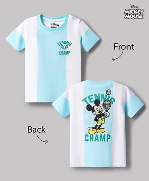 Babyhug Disney Single Jersey Knit T-Shirt Half Sleeves Round Neck Graphic Multi Color 3-6 Months