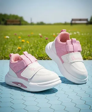 Binos Colour Blocked Velcro Closure Shoes -
                      Pink