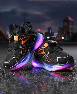 Binos Colour Blocked BOA System Closure LED
                      Shoes - Black