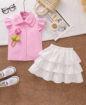 Mark & Mia Cotton Frill Sleeves...