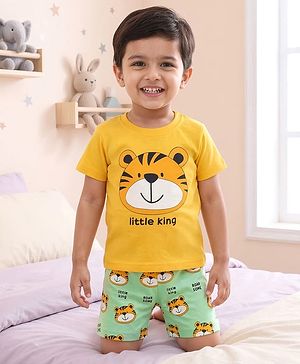 Babyhug Cotton Knit Half...