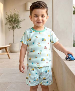 Babyhug Cotton Knit Half...