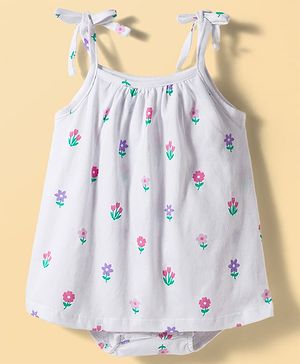 Babyhug 100% Cotton Knit Floral...