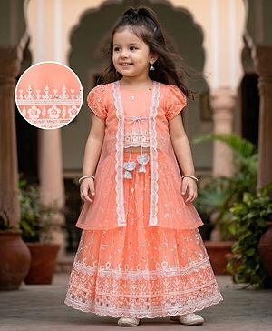 Babyhug Net Woven Sleeveless...