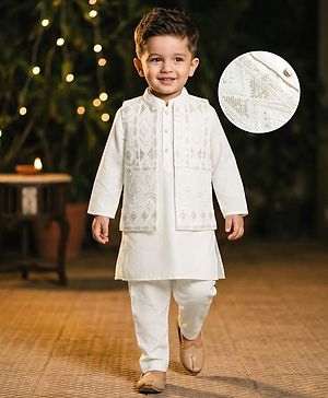 Babyhug Cotton Blend Woven Full...