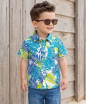 Babyhug Cotton Woven Half...