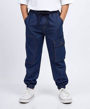 Kiddopanti Denim Woven Solid...