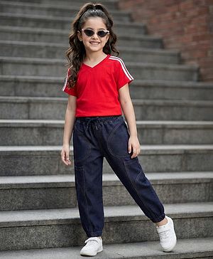 OLLINGTON ST. Cotton Knit Half...