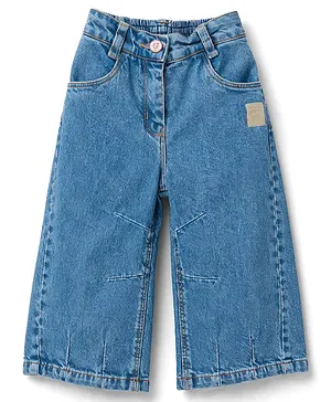 Little
                              Kangaroos Denim Full Length Cut N Sew
                              Washed Jeans - Light Blue