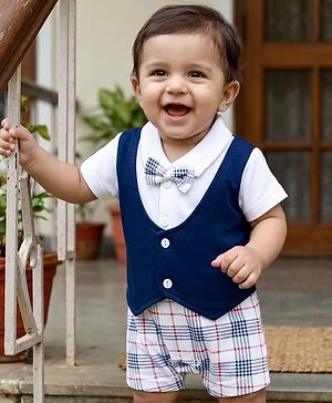 Babyhug 100% Cotton Knit Half...
