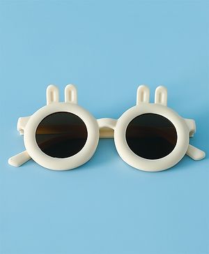 Babyhug Sunglasses With Bunny Applique - Beige