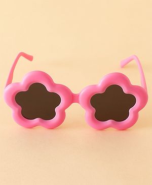 Babyhug Floral Shaped Sunglasses - Fuchsia