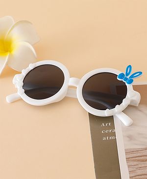 Babyhug Sunglasses with Bow Design - White
