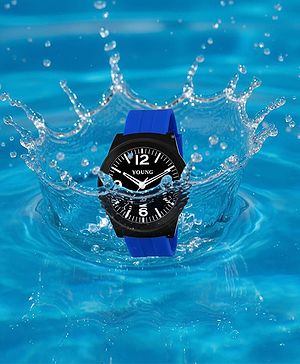 Kool Solid Analogue Watch - Blue