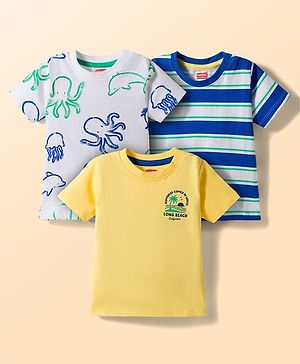 Babyhug Cotton Knit Half...