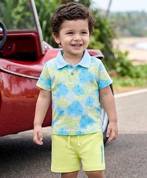 Babyhug 100% Cotton Knit Half...