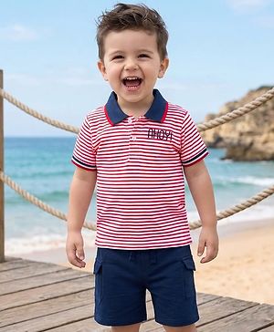 Babyhug Single Jersey Knit Half...