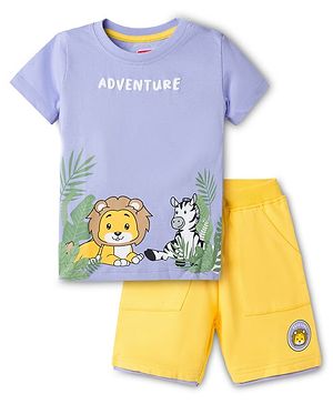 Babyhug Single Jersey Knit Half...