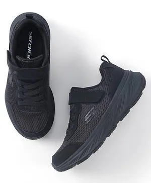Skechers Velcro Closure Solid Casual Shoes -
                      Black