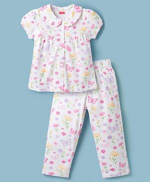 Babyhug Cotton Knit Half...