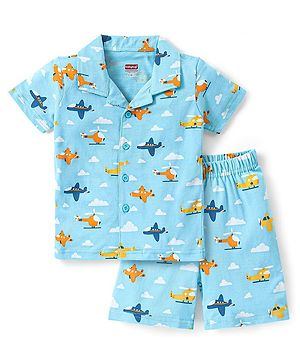 Babyhug Cotton Knit Half...