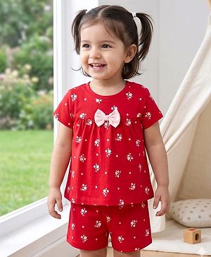 Babyhug Cotton Knit Half...