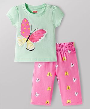Babyhug Cotton Knit Half...