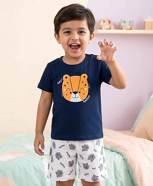 Babyhug Cotton Knit Half...
