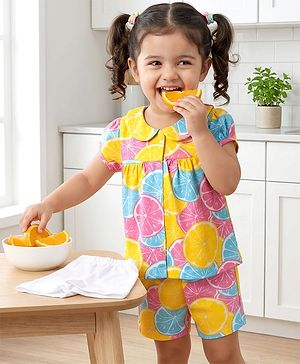 Babyhug Cotton Knit Half...