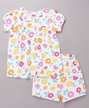 Babyhug Cotton Knit Half...
