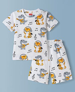 Babyhug Cotton Knit Half...