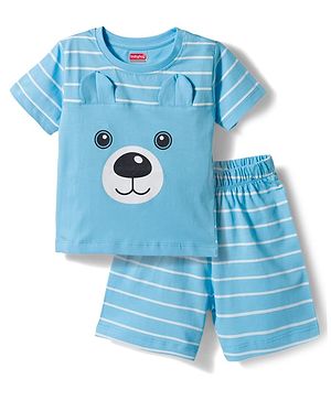 Babyhug Cotton Knit Half...
