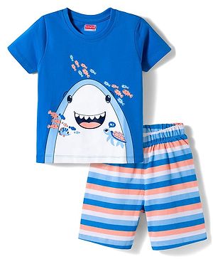 Babyhug Cotton Knit Half...