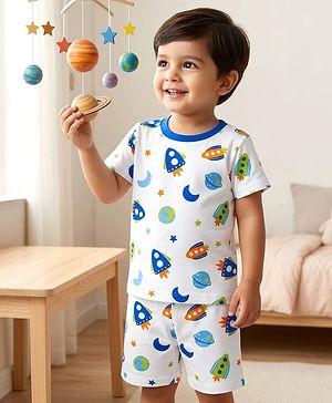 Babyhug Cotton Knit Half...