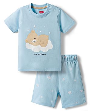 Babyhug Cotton Knit Half...