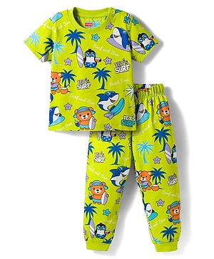 Babyhug Cotton Knit Half...
