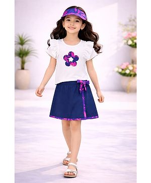 Tiara Cotton Jersey Knit Half...