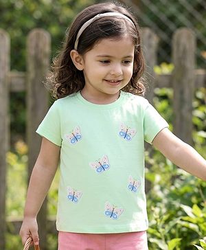 Babyhug Cotton Knit Half...